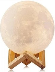 Настольный светильник Ночник луна Magic 3D Moon Light От Сети
