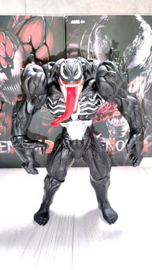 Большая фигурка Венум Venom 2 черный красный Кранж Веном с языком 29 см Марвел