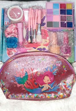 Набор детская косметика в чемоданчике в сумочке, 20 предметов, помада, лак, тени 20051