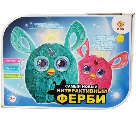 Ферби Коннект Furby Connect интерактивная русскоязычная говорящая игрушка Синий