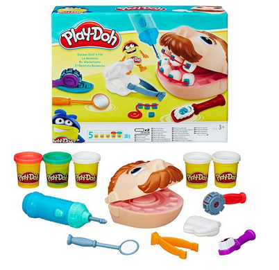 Игровой набор стоматолога мистер зубастик Play-Doh пластилин для лепки