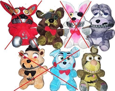 Мягкая игрушка 5 ночей с Фредди кошмарные Аниматроники AN1