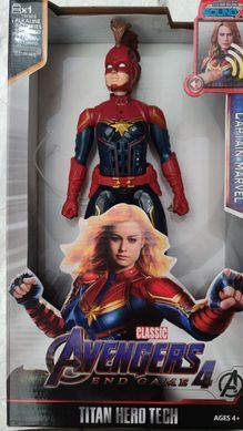 Фигурка Капитан Марвел супер герой 29 см, Captain Marvel