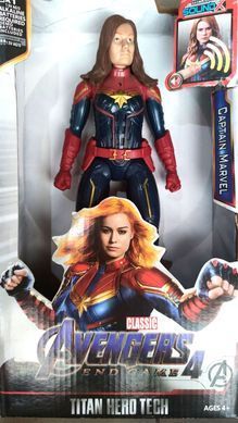 Фигурка Капитан Марвел супер герой 29 см, Captain Marvel