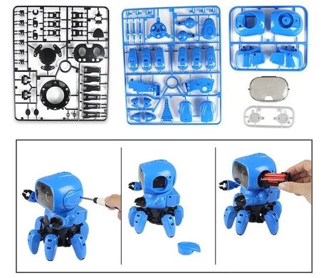 Умный интерактивный электронный Робот-Конструктор на радиоуправлении Tobbie Robot