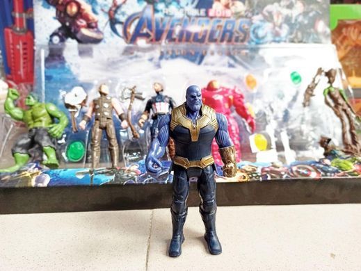 Набор супергероев Марвел 7 шт Marvel Avengers Халк, Танос, Тор, Капитан Америка