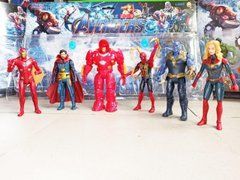 Набор супергероев Марвел 6 шт Marvel Avengers Человек Паук, Железный Человек